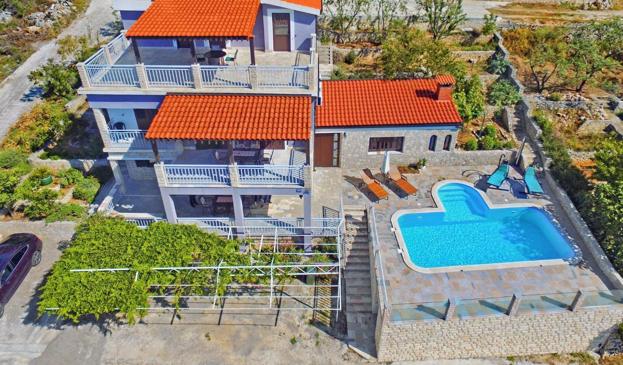 Seaside Villa Near Trogir - Poljica Марина Екстериор снимка